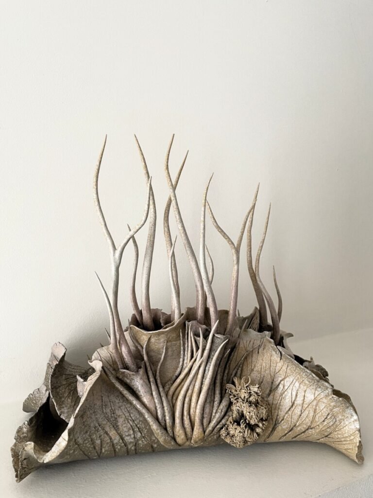 Sculpture ceramique arborescences