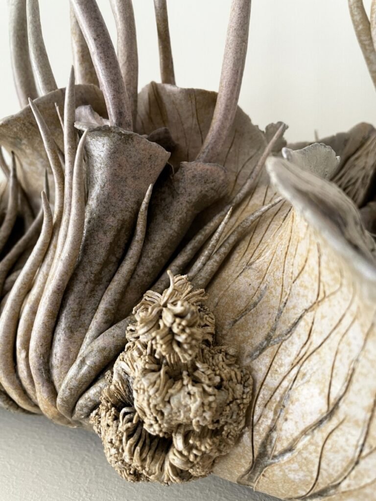 Sculpture ceramique arborescences