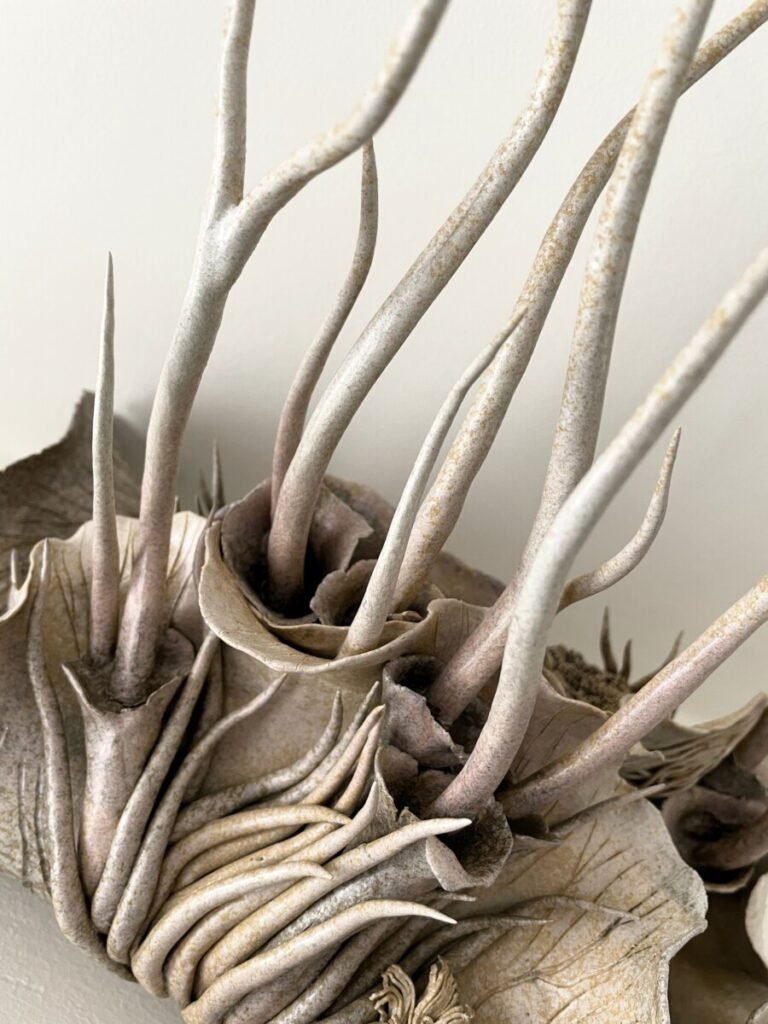 Sculpture ceramique arborescences