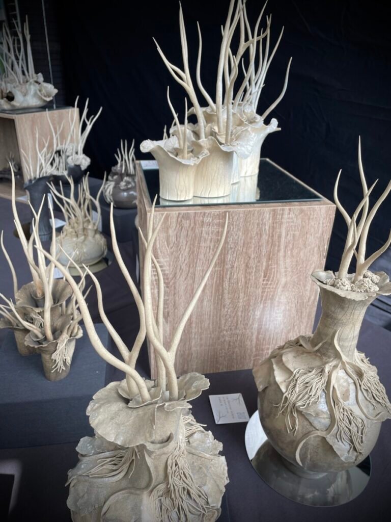 Art.borescences sculptures ceramic art ceramique inspiration nature