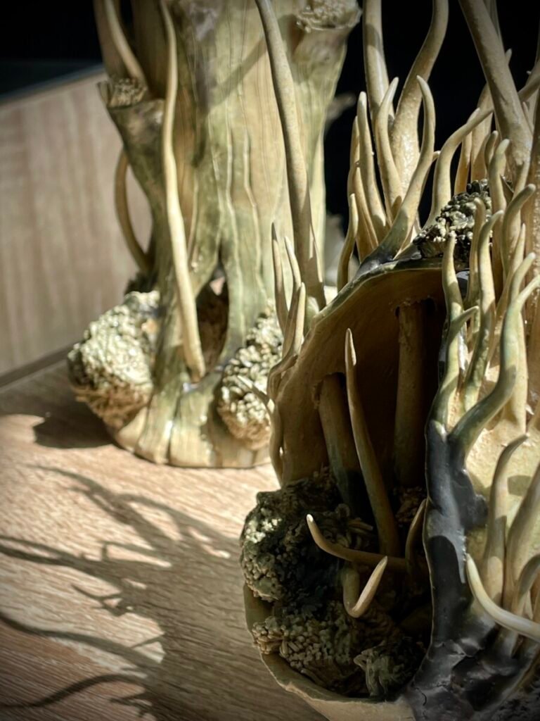 Art.borescences sculptures ceramic art ceramique inspiration nature